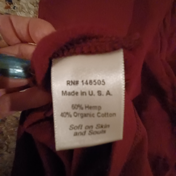 Drawstring Dress • LA Relaxed Brand • Made in USA • Hemp & Cotton • M - Picture 10 of 11